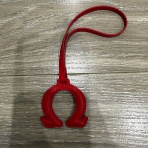 Omega Watch Leather Bag Charm